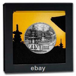 Pagoda of Many Treasures Dabotap 2021 Palau 3 oz Silver Coin