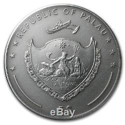 Palau 2011 5$ Treasures of the World RUBY. 999 Silver Coin with REAL RUBY INSERT