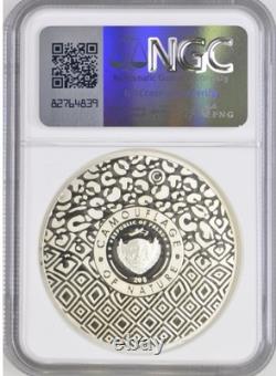 Palau 20 Dollars 2023 Silver 3OZ Coin Camouflage of Nature Zebra NGC PF70