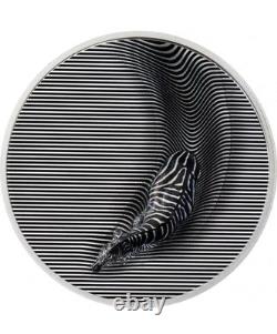 Palau 20 Dollars 2023 Silver 3OZ Coin Camouflage of Nature Zebra NGC PF70