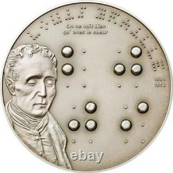 Palau 5 Dollars 2009 Silver BU 200th Ann. Louis Braille Palau 5 Dollars 2009 Silver BU 200th Ann. Louis Braille