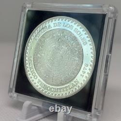 Piedra de los Soles 1 oz. 999 Silver Medal 2010 Banco Nacional Mexico Piedra de los Soles 1 oz. 999 Silver Medal 2010 Banco Nacional Mexico