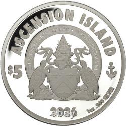 Popeye Love Anchors $5 1oz Silver Coin