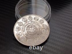 Portugal 100 Escudos Encounter of Two Worlds 1991 Silver Coin Iberoamerican