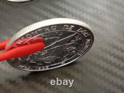 Portugal 100 Escudos Encounter of Two Worlds 1991 Silver Coin Iberoamerican