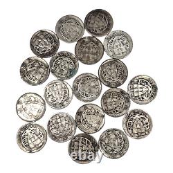 Portugal 2.5 Escudos Silver Caravelle Lot 19 Coins Various Years KM580