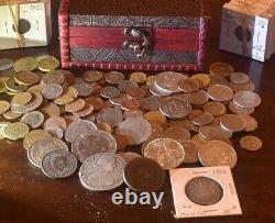 Pound of foreign coins display case silver coins Best deal on internet