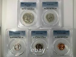 Pr66 1956 Pcgs Graded Proof Set Us Coins Unc. P-mint Show Quality Lot Pr 66