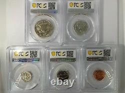 Pr66 1956 Pcgs Graded Proof Set Us Coins Unc. P-mint Show Quality Lot Pr 66