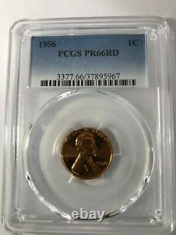 Pr66 1956 Pcgs Graded Proof Set Us Coins Unc. P-mint Show Quality Lot Pr 66