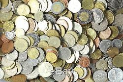 Premium Collector Lot 10 Pounds Mixed World Coins Silver Copper 1800's 2000's