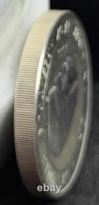 QE II SILVER COIN, CANADIAN 8 DOLLARS, 1.5oz. 9999 SILVER, 2015, NICE