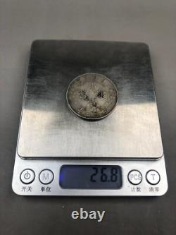 Qing Dynasty Empire HsuanTung QuXu Dragon 1911 One Dollar Old China Silver Coin
