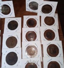 Queen Elizabeth II Foreign Coin Lot - UK, CAN, AUS, HK, starts at 1800s and up