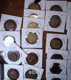 Queen Elizabeth II Foreign Coin Lot - UK, CAN, AUS, HK, starts at 1800s and up