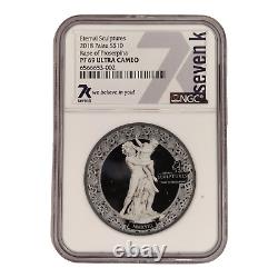 RAPE OF PROSERPINA Eternal Sculptures 2 Oz Silver NGC PF69 10$ Palau 2018 1A