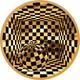 Rare (100pcs) Awarded Chad Illusion Room V1 Silver Coin 200 Francs 2023 Optical