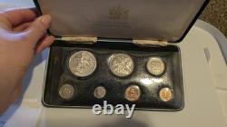 RARE 1971 Trinidad Tobago Proof Set From Franklin Mint SILVER Original Box COA