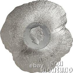 REMEMBRANCE POPPY 1oz Proof-Like Silver Coin in Box+COA 2017 Cook Islands $5