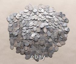 RUSSIA Mikhail Fedorovich (1613-1645) lot 50 silver wire coins