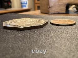Rare 1840s France Silver Jeton Coin Louis Philippe Lille Insurance 1800s