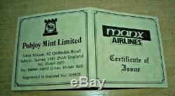 Rare 1988 Manx Airlines Isle Of Man Silver £2 Coin One Of Only 500 Worldwide