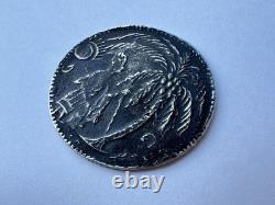 Rare French Protectorate Cambodian Silver Amulet Coin-M400+(1835-1904)