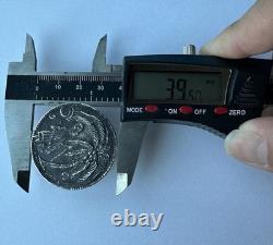 Rare French Protectorate Cambodian Silver Amulet Coin-M400+(1835-1904)