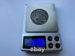 Rare French Protectorate Cambodian Silver Amulet Coin-M400+(1835-1904)