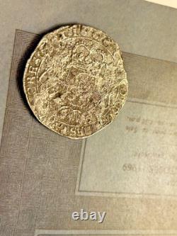 Rare Netherlands 1666 Overijssel Ducaton Silver Rider'De Liefde' Shipwreck 1711