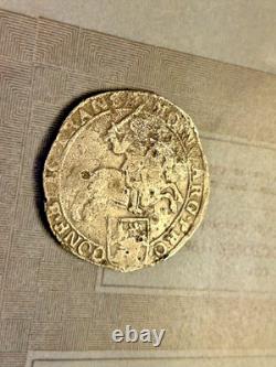 Rare Netherlands 1666 Overijssel Ducaton Silver Rider'De Liefde' Shipwreck 1711