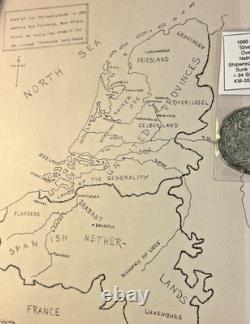 Rare Netherlands 1666 Overijssel Ducaton Silver Rider'De Liefde' Shipwreck 1711