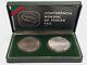 Rare Portugal 250$00 Bu & Silver Proof Coin Set/ World Fisheries Conference Fao