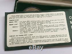 Rare Portugal 250$00 Bu & Silver Proof Coin Set/ World Fisheries Conference Fao