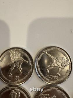 Rare Sumo Coins- Lot Of 10- Silver In Color