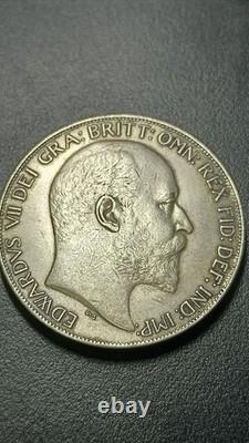 Rare silver coin 1 crown 1902 Britain