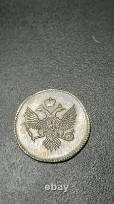 Rare silver coin 1 grivennik 1740 Russian Empire