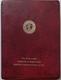 Red 1968 Un Fao Album Lot Of 45 World Coins Including Silver 5 Pages Complete
