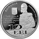 Romania 10 Lei Silver 31.1g 150 Years Establishment Of Court Of Audit Unc Proof