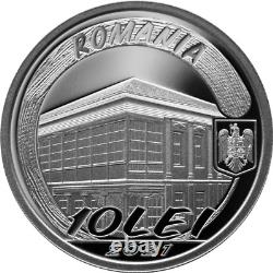 Romania 10 lei silver proof coin Theodor Pallady 150 years BNR 2021