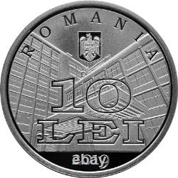Romania 10 lei silver proof coin West University of Timisoara BNR 2019