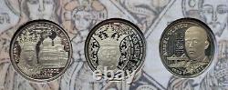 Romania mint set 2012 8 coins including one silver coin all UNC original BNR set
