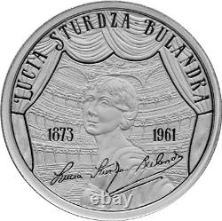 Romania silver 31.1 g UNC 140 years since the birth of lucia sturdza bulandra