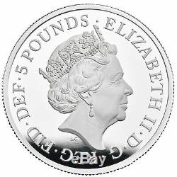 Royal Mint Una and the Lion UK Two-Ounce Silver Proof £5 Coin WORLDWIDE DELIVERY