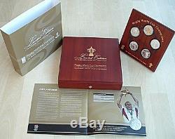 Rugby World Cup Champions Silver Proof Coin Set 2011 New Zealand Post