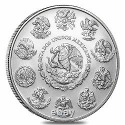 SALE? Roll of 25 2022 1 oz Mexican Silver Libertad Coin. 999 Fine BU (Tube)
