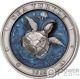 Sea Turtle Underwater World 3 Oz Silver Coin 5$ Barbados 2018
