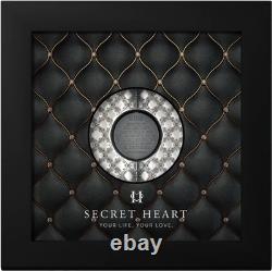 SECRET HEART 1 Oz Silver Coin $5 Cook Islands 2023