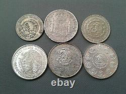 SILVER COIN LOTS SOME OLD WORLD COINS 1807! To 2014! 6 SILVER COLLECTIBLES