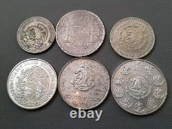 SILVER COIN LOTS SOME OLD WORLD COINS 1807! To 2014! 6 SILVER COLLECTIBLES